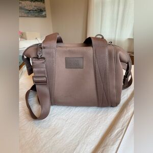 Dagne Dover Landon Neoprene Carryall Bag - "Dune" color - Small